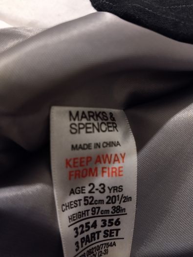 Marks & Spencer Autograph Pinstripe Smart Blazer Suit Jacket, Kids
