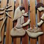 wood decor wall hanging Image 3
