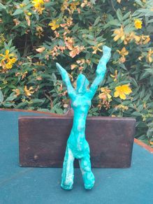 One of One abstract female bronze