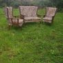 Three piece suite 2 seater and 2 chairs Image 2