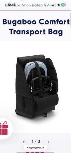 bugaboo comfort transport bag