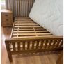 Solid Oak Bedroom Furniture (Double Bed, Mattress, Locker, Dressing table, Chest) Image 9