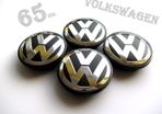 4x VW 65mm Black Chrome logo Volkswagen alloy wheel centre caps cap Hub Cover 65