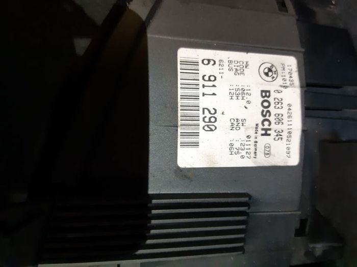 Bmw 3 E46 3 Series Speedometer Mph Instrument Cluster Oem