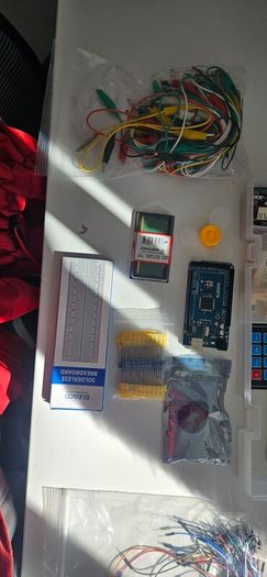 Arduino set + water pump with clear tubbing