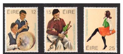 1980 Ireland Irish Music & Dance Commemorative Stamps Mint Never Hinged (MNH)