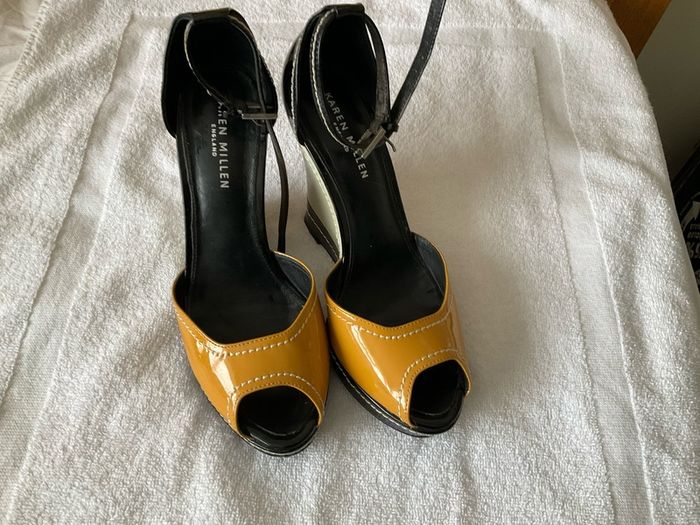 Karen Millen Wedge Leather Upper Heels for Women