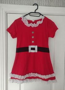 Girls Santa dress