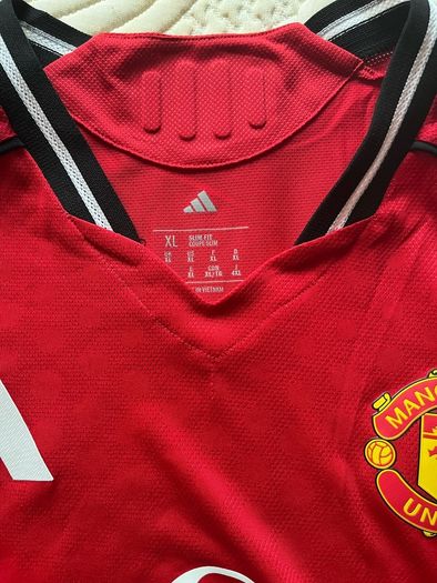 Manchester United 2025/26 Authentic Home L/S XL Jersey