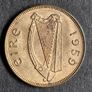 Ireland 1959 Farthing coin with Lustre Unc Image 4