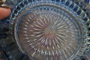 Blue Glass Ash Tray