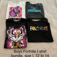 Boys 12 to 14 fortnight t shirt bundle