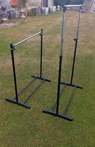 2 clothes rails
