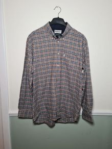 mens BARBOUR BISLEY long sleeve check shirt regular fit 100% cotton Size XL extra large
