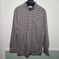 mens BARBOUR BISLEY long sleeve check shirt regular fit 100% cotton Size XL extra large