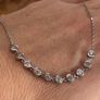 1ct diamond tennis necklace Image 5