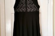 Fabulous Black Dress with Lace size 18