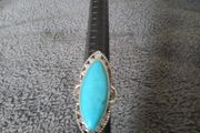large turquoise coloured stone ring