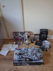 Lego star wars bundle ships and minifigure + helmet