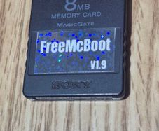 PS2 FreeMcBoot Memory Card