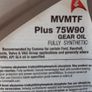Comma Manual Gear Oil MVMTF Plus 75W90 API GL-4 Fully Synthetic 1L Image 5