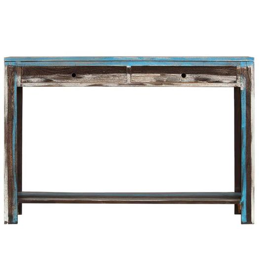 Console Table Solid Wood Vintage 118x30x80 cm