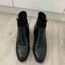 River Island Black Leather Ankle Boots Image 5