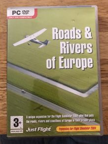 Flight Simulator, Roads & Rivers of Europe.