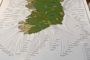 Irish swim map