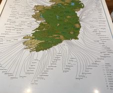 Irish swim map