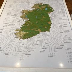 Irish swim map
