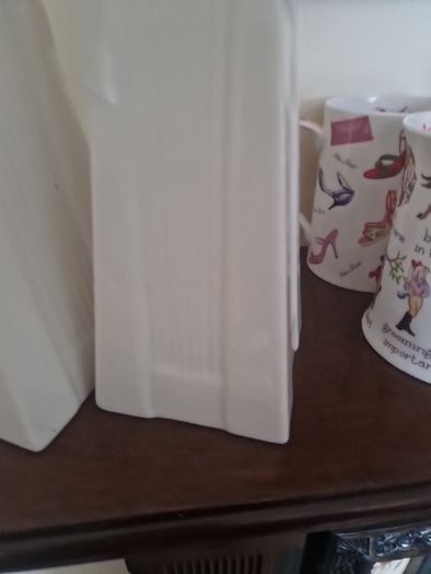 Belleek candleholders