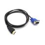 HDMI to VGA D-SUB Male Video Adapter Cable Lead for HDTV PC Computer Monitor Video Adapter Cable Image 5