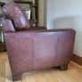 Brown leather armchairs Image 6