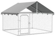 Outdoor Dog Kennel with Roof 200x200x150 cm