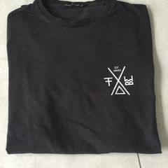 Man's Black T-Shirt. Size Small. 'Friend or Faux' make