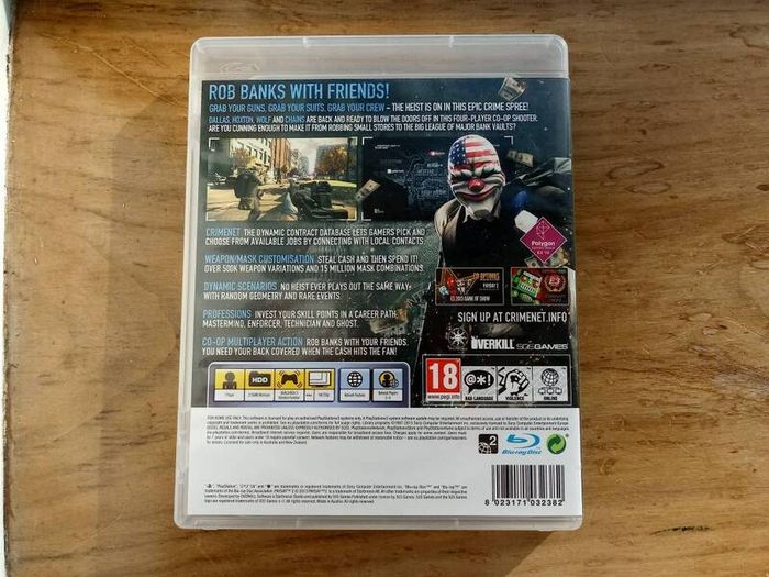 PS3 Payday 2
