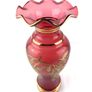 Vintage Czechoslovakian glass vase Image 3