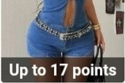 Denim all in one