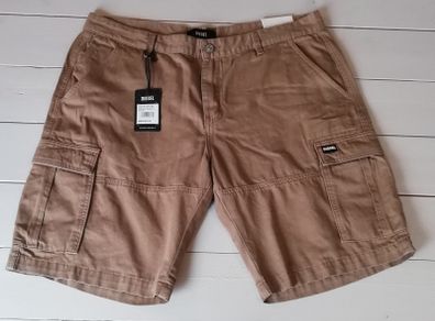 New mens Diesel Cuban brown cargo shorts W38