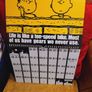 Snoopy 1986 Vintage Charlie Brown Peanuts date book Rare Image 3