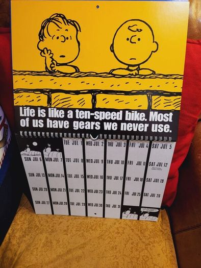 Snoopy 1986 Vintage Charlie Brown Peanuts date book Rare