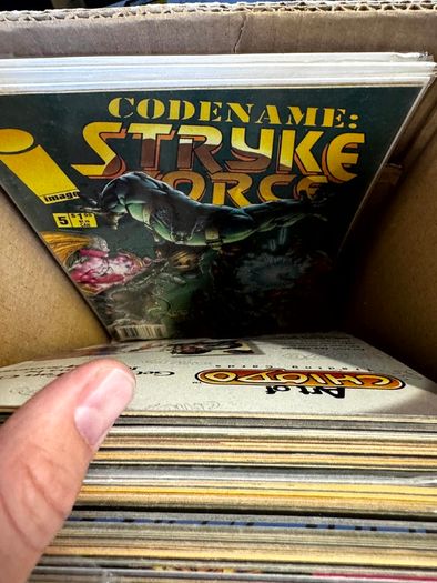 Image & Top Cow Long Comic Box w 320 comics for Sale