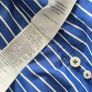 Abercrombie & Fitch striped logo button-up Shirt 100% cotton - size: M Image 7