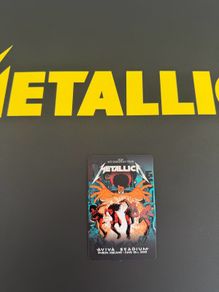 Metallica fan card 19 June thin lizzy