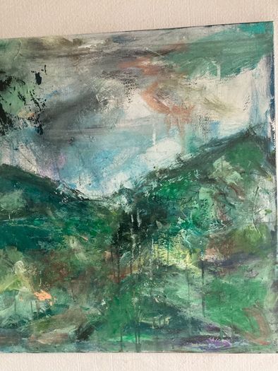 Large Original Painting Original Irish Landscape Framing Option The Wicklow Way Irish Valley Art Wicklow Dublin Kerry Original Irish Art