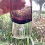 Mid Century Glass Vase with Silver Bands Hallmarked Image 9