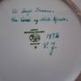 2 x Vintage ORIGINAL Hutschen Reuther Porcelain  Plates Walt Disney Cartoon  Animation  1972 Image 7