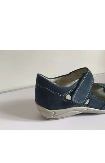 Waldlaufer Hilena Blue Nubuck Leather Wide Fit H Sandals UK 2.5 EU 35.5 BNIB  CAN POST