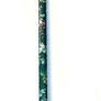 Floral Green Printed  walking stick.Free Post Image 2